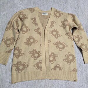 Teddy Bear Oversized Cardigan